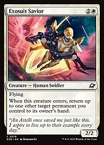 Magic the Gathering Card - Exosuit Savior - MTG Circle