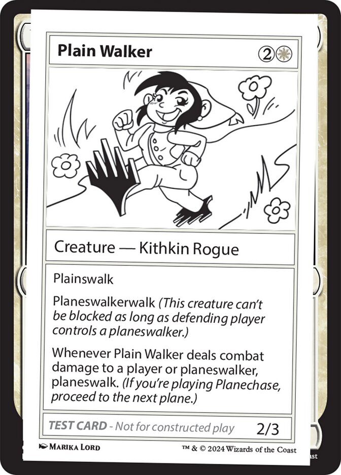 Magic the Gathering Card - Plain Walker - MTG Circle
