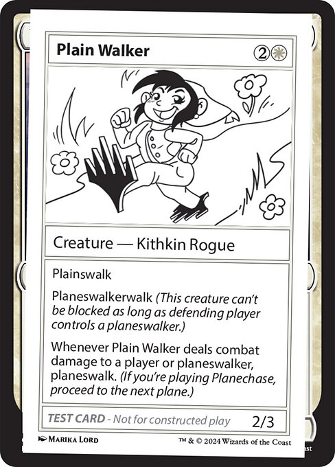Magic the Gathering Card - Plain Walker - MTG Circle