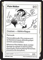 Magic the Gathering Card - Plain Walker - MTG Circle
