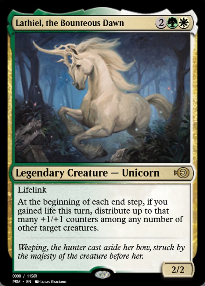 Magic the Gathering Card - Lathiel, the Bounteous Dawn - MTG Circle