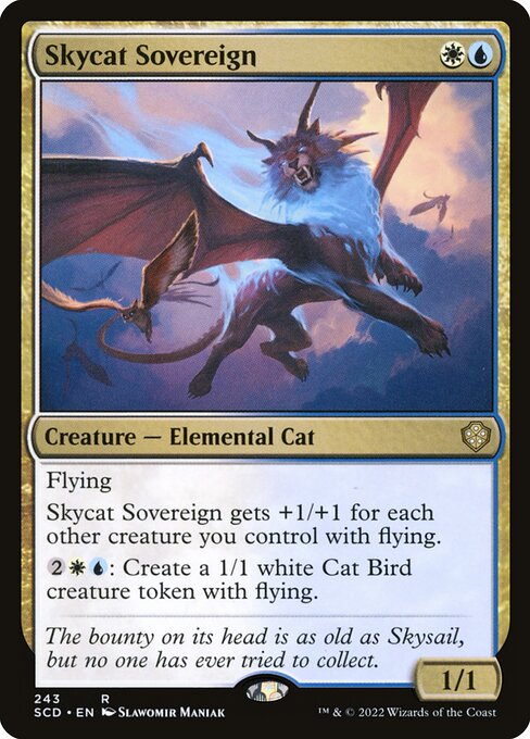 Magic the Gathering Card - Skycat Sovereign - MTG Circle