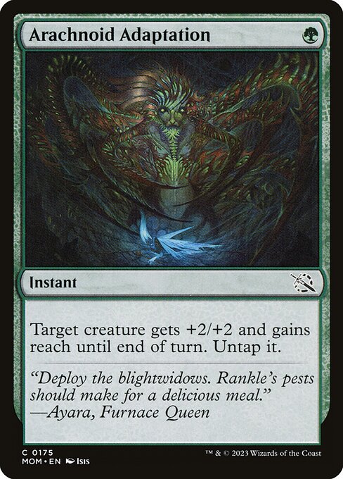 Magic the Gathering Card - Arachnoid Adaptation - MTG Circle