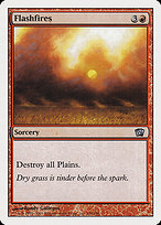 Magic the Gathering Card - Flashfires - MTG Circle