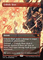 Magic the Gathering Card - Unholy Heat - MTG Circle