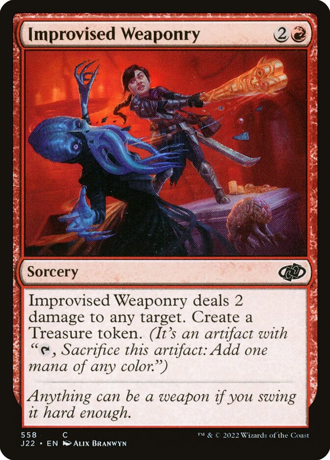 Magic the Gathering Card - Improvised Weaponry - MTG Circle