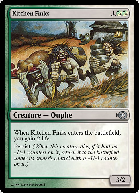 Magic the Gathering Card - Kitchen Finks - MTG Circle