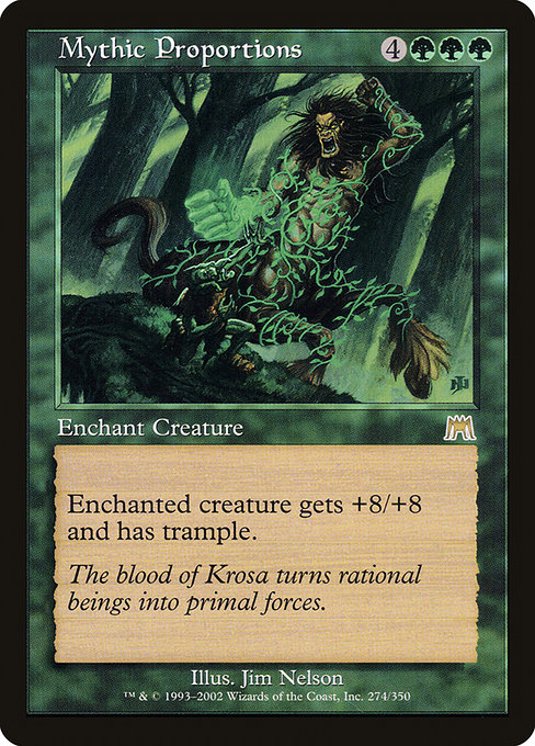 Magic the Gathering Card - Mythic Proportions - MTG Circle