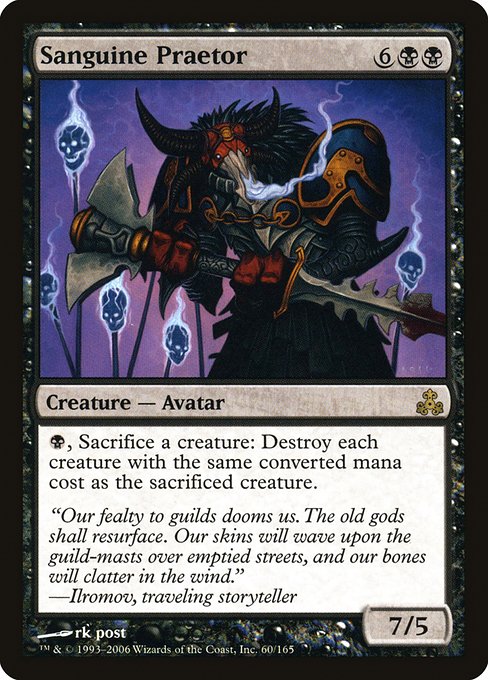 Magic the Gathering Card - Sanguine Praetor - MTG Circle