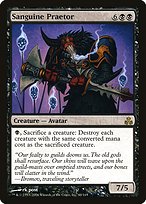 Magic the Gathering Card - Sanguine Praetor - MTG Circle