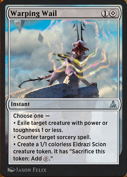 Magic the Gathering Card - Warping Wail - MTG Circle
