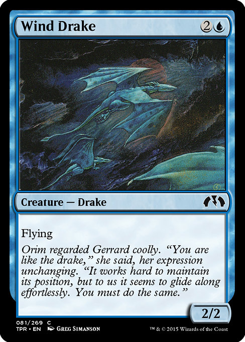Magic the Gathering Card - Wind Drake - MTG Circle