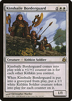 Magic the Gathering Card - Kinsbaile Borderguard - MTG Circle