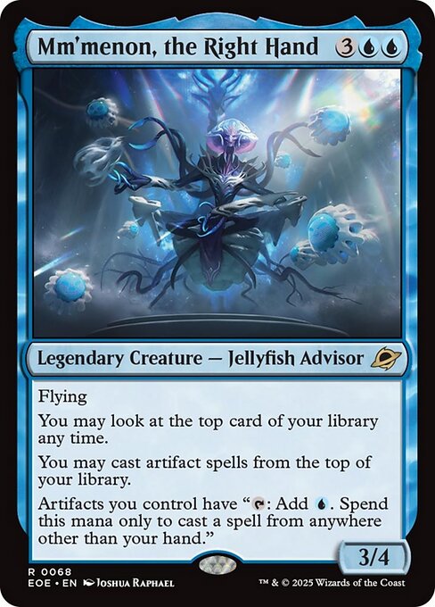 Magic the Gathering Card - Mm'menon, the Right Hand - MTG Circle