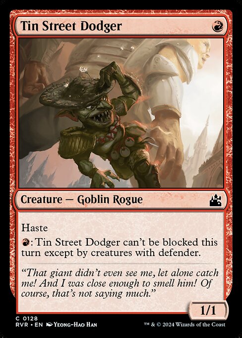 Magic the Gathering Card - Tin Street Dodger - MTG Circle