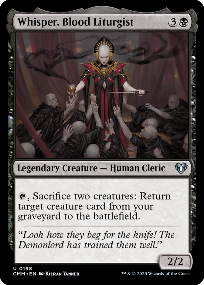 Magic the Gathering Card - Whisper, Blood Liturgist - MTG Circle