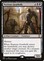 Magic the Gathering Card - Noxious Gearhulk - MTG Circle