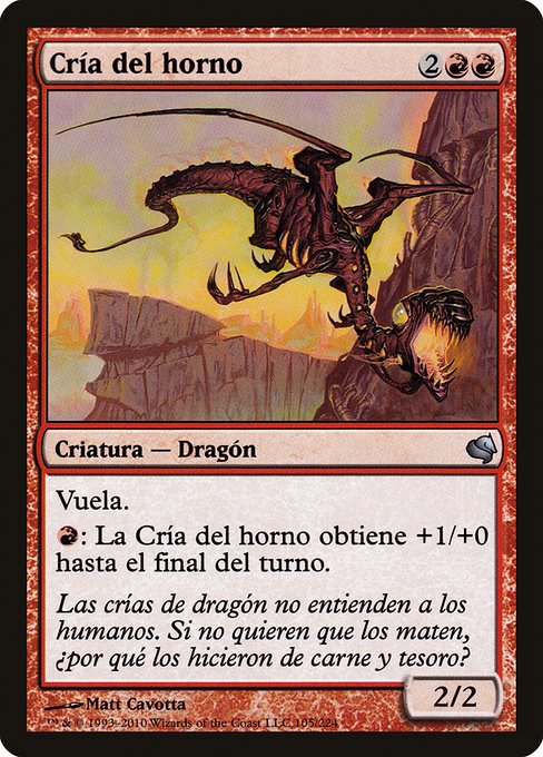 Magic the Gathering Card - Furnace Whelp - MTG Circle