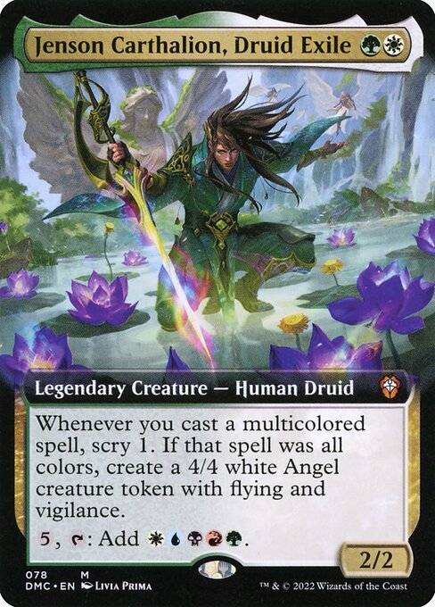 Magic the Gathering Card - Jenson Carthalion, Druid Exile - MTG Circle