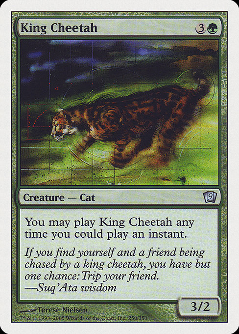 Magic the Gathering Card - King Cheetah - MTG Circle