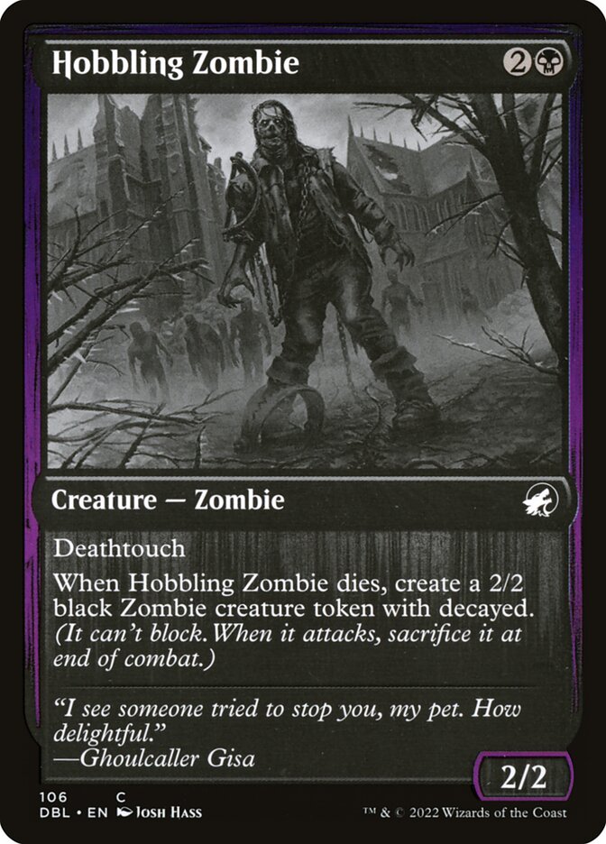 Magic the Gathering Card - Hobbling Zombie - MTG Circle
