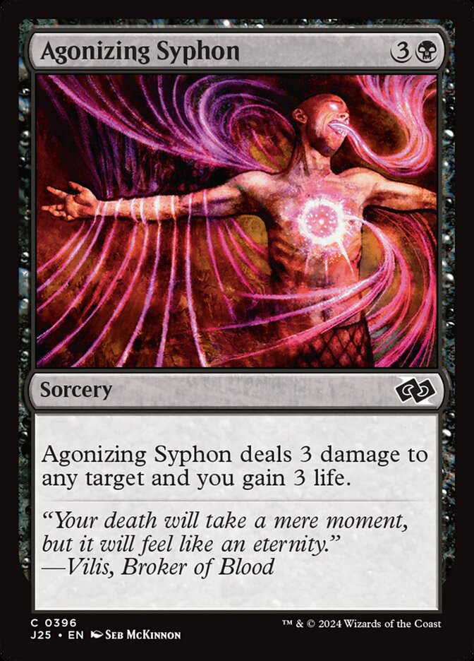 Magic the Gathering Card - Agonizing Syphon - MTG Circle