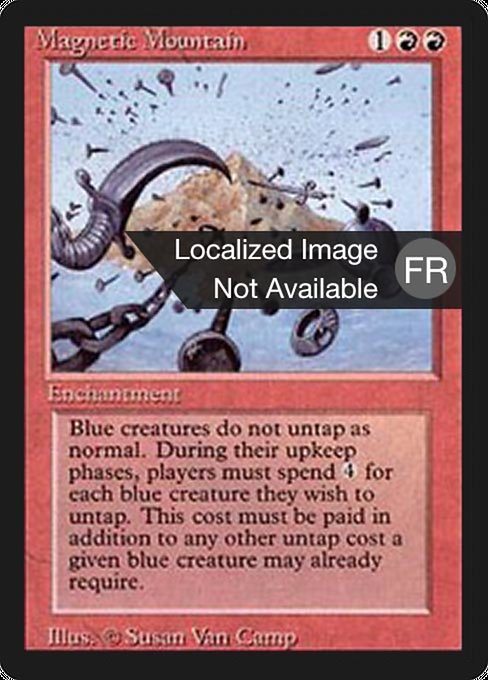 Magic the Gathering Card - Magnetic Mountain - MTG Circle