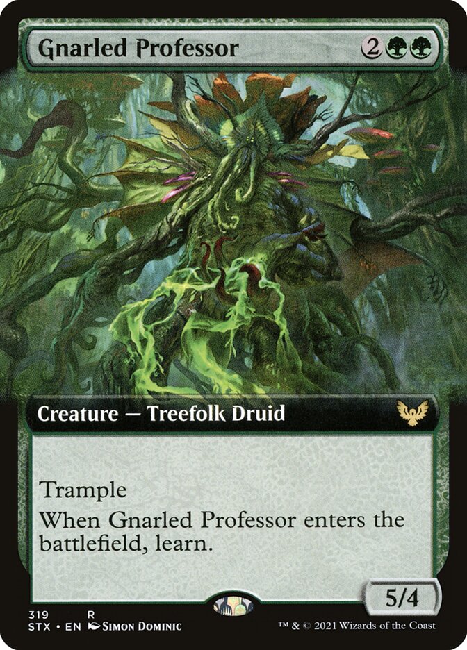 Magic the Gathering Card - Gnarled Professor - MTG Circle