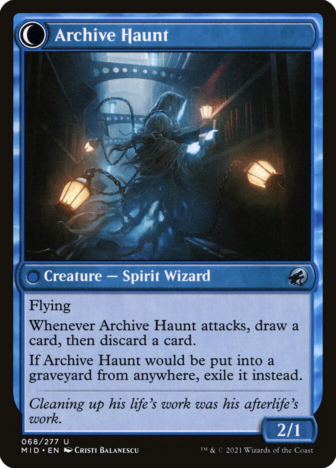 Magic the Gathering Card - Archive Haunt - MTG Circle
