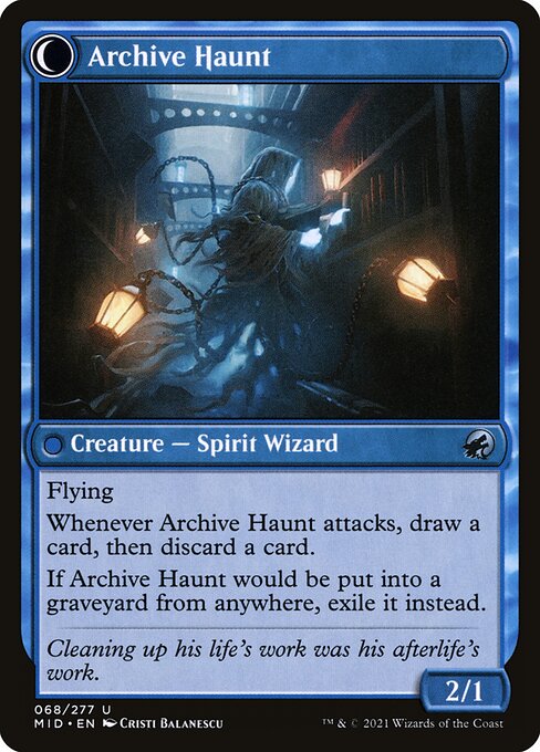 Magic the Gathering Card - Archive Haunt - MTG Circle