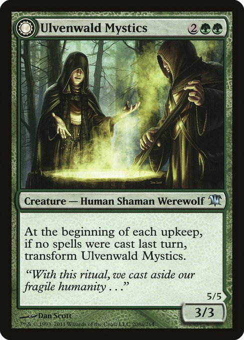 Magic the Gathering Card - Ulvenwald Mystics - MTG Circle