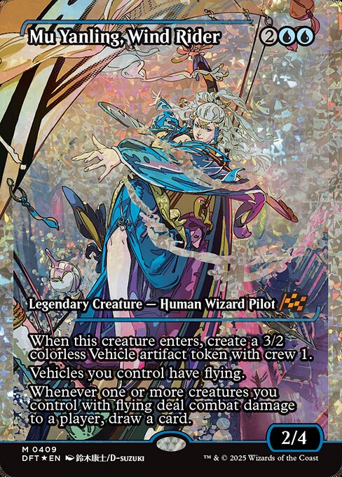 Magic the Gathering Card - Mu Yanling, Wind Rider - MTG Circle