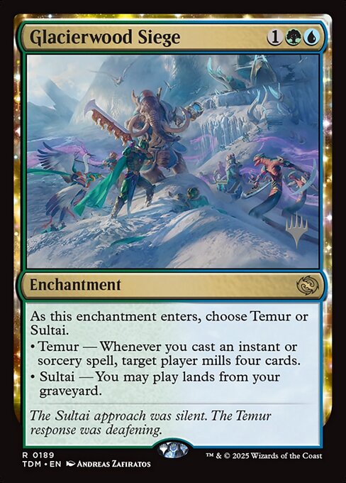 Magic the Gathering Card - Glacierwood Siege - MTG Circle