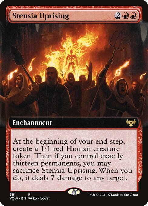 Magic the Gathering Card - Stensia Uprising - MTG Circle