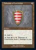 Magic the Gathering Card - Talisman of Conviction - MTG Circle
