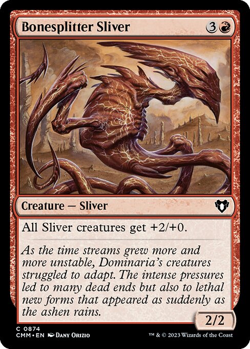 Magic the Gathering Card - Bonesplitter Sliver - MTG Circle