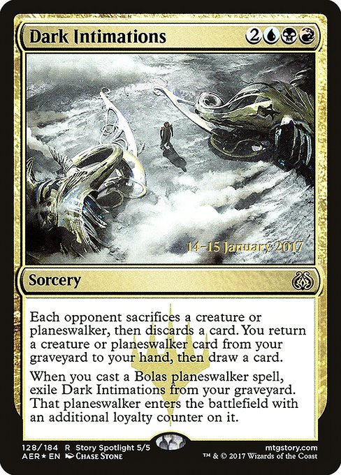 Magic the Gathering Card - Dark Intimations - MTG Circle