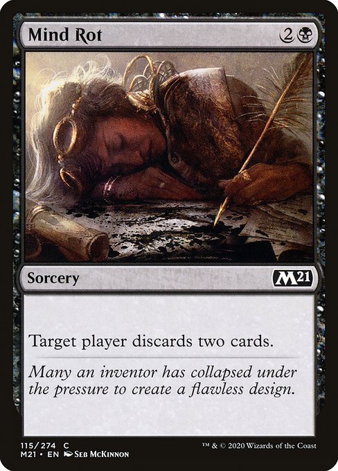 Magic the Gathering Card - Mind Rot - MTG Circle