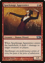 Magic the Gathering Card - Sparkmage Apprentice - MTG Circle