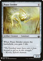 Magic the Gathering Card - Peace Strider - MTG Circle