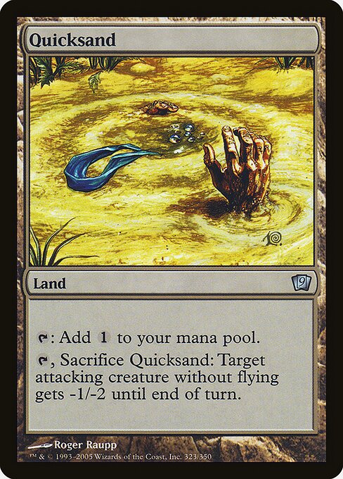 Magic the Gathering Card - Quicksand - MTG Circle