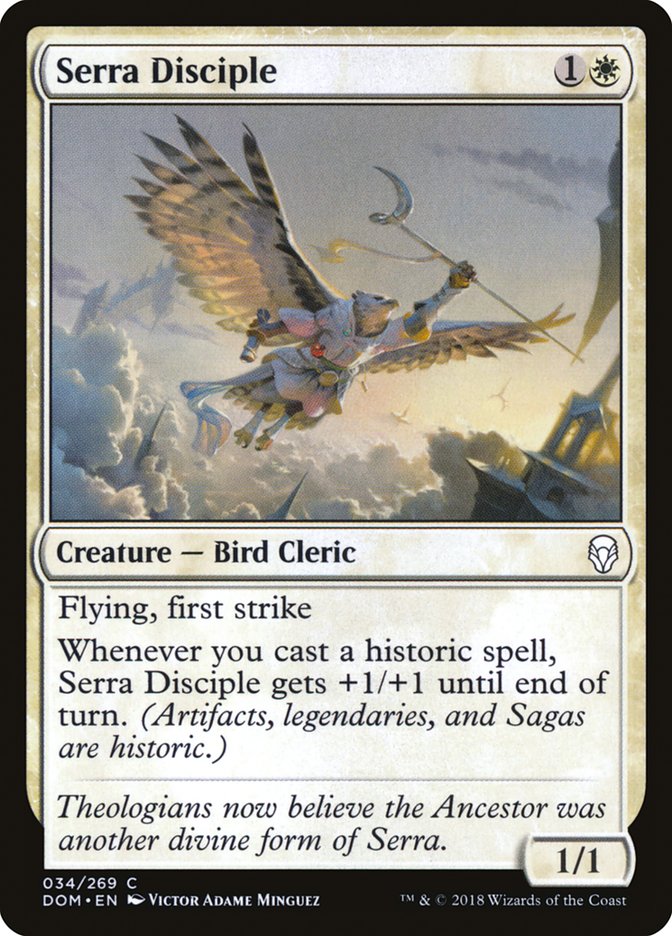 Magic the Gathering Card - Serra Disciple - MTG Circle