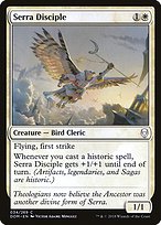 Magic the Gathering Card - Serra Disciple - MTG Circle