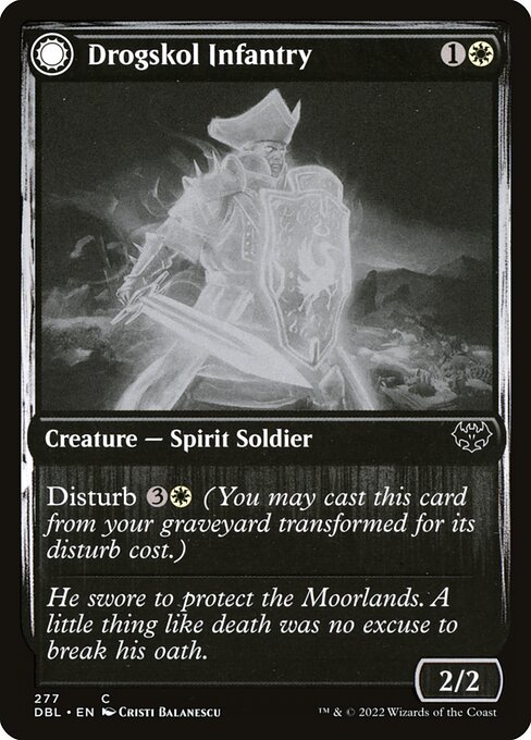 Magic the Gathering Card - Drogskol Infantry - MTG Circle