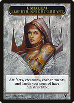 Magic the Gathering Card - Elspeth, Knight-Errant Emblem - MTG Circle