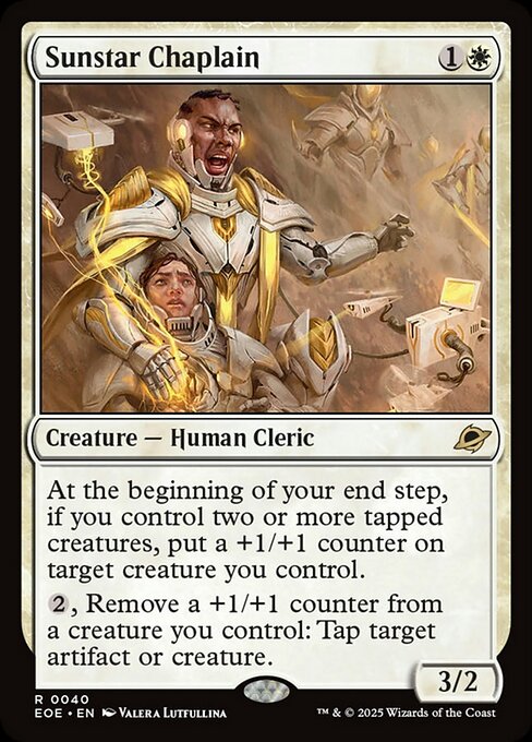 Magic the Gathering Card - Sunstar Chaplain - MTG Circle