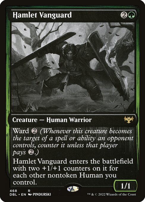 Magic the Gathering Card - Hamlet Vanguard - MTG Circle