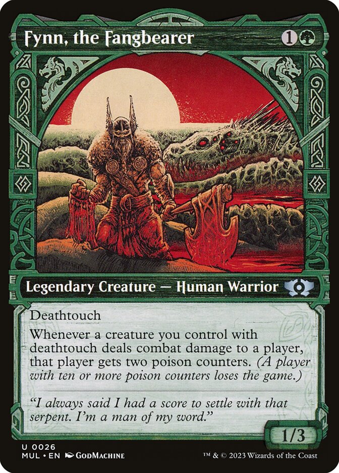 Magic the Gathering Card - Fynn, the Fangbearer - MTG Circle