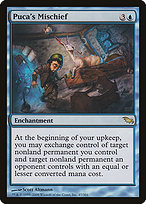 Magic the Gathering Card - Puca's Mischief - MTG Circle