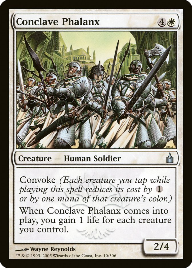 Magic the Gathering Card - Conclave Phalanx - MTG Circle